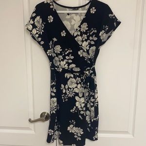 Black and White Floral Dress